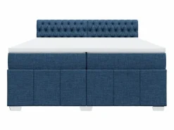 Clicnbuy Base De Cama De Láminas|Cama box spring con colchón tela 200x200 cm