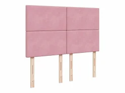 Cama box spring con colchón terciopelo 160x200 cm^Clicnbuy Sale