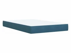 Clicnbuy Base De Cama De Láminas|Cama box spring con colchón terciopelo oscuro 120x200 cm