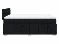 Clicnbuy Somier - 160X200Cm|Cama box spring con colchón tela 160x200 cm