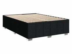 Clicnbuy Somier - 160X200Cm|Cama box spring con colchón tela 160x200 cm