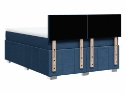Cama box spring con colchón tela 160x200 cm^Clicnbuy Best