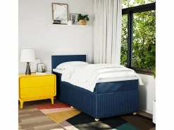 Clicnbuy Base De Cama De Láminas|Somier - 90X190Cm|Cama box spring con colchón tela 90x190 cm