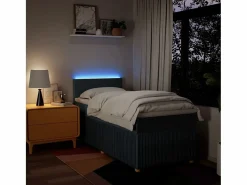 Clicnbuy Base De Cama De Láminas|Somier - 90X190Cm|Cama box spring con colchón tela 90x190 cm