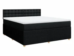 Clicnbuy Somier - 180X200Cm|Cama box spring con colchón tela 180x200 cm