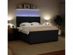 Clicnbuy Somier - 180X200Cm|Cama box spring con colchón terciopelo 180x200 cm