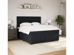 Clicnbuy Somier - 180X200Cm|Cama box spring con colchón terciopelo 180x200 cm