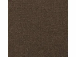 Clicnbuy Cama box spring con colchón y LED tela marrón oscuro 120x190 cm Sale