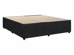 Clicnbuy Somier - 180X200Cm|Cama box spring con colchón terciopelo 180x200 cm