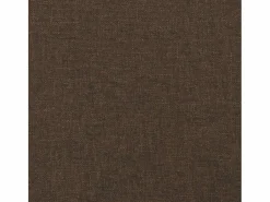 Cama box spring con colchón y LED tela marrón oscuro 120x190 cm^Clicnbuy New
