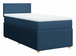 Cama box spring con colchón tela 90x190 cm^Clicnbuy Clearance