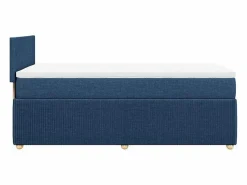 Cama box spring con colchón tela 90x190 cm^Clicnbuy Clearance