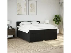 Clicnbuy Base De Cama De Láminas|Cama box spring con colchón tela 200x200 cm