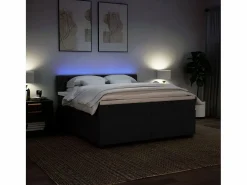 Clicnbuy Base De Cama De Láminas|Cama box spring con colchón tela 200x200 cm