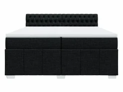 Clicnbuy Base De Cama De Láminas|Cama box spring con colchón tela 200x200 cm