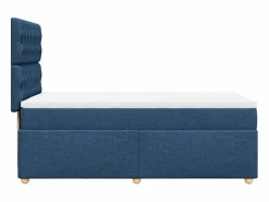 Cama box spring con colchón tela 100x200 cm^Clicnbuy Discount