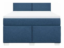 Clicnbuy Base De Cama De Láminas|Cama box spring con colchón tela 160x200 cm
