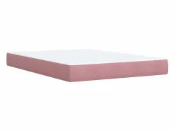Cama box spring con colchón terciopelo 160x200 cm^Clicnbuy Hot