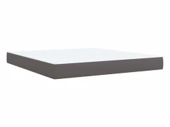 Cama box spring con colchón cuero sintético 180x200 cm^Clicnbuy Online