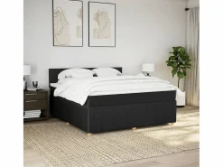 Cama box spring con colchón tela 180x200 cm^Clicnbuy Sale