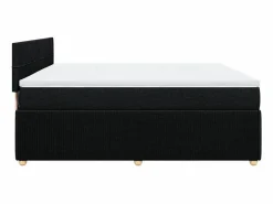 Cama box spring con colchón tela 180x200 cm^Clicnbuy Sale