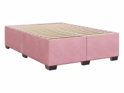 Clicnbuy Somier - 160X200Cm|Cama box spring con colchón terciopelo 160x200 cm