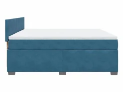 Clicnbuy Somier - 180X200Cm|Cama box spring con colchón terciopelo 180x200 cm