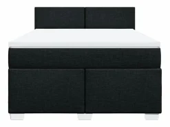 Clicnbuy Base De Cama De Láminas|Cama box spring con colchón tela 160x200 cm