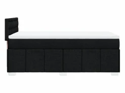 Clicnbuy Somier - 90X190Cm|Cama box spring con colchón tela 90x190 cm