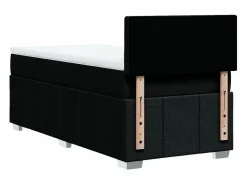 Clicnbuy Somier - 90X190Cm|Cama box spring con colchón tela 90x190 cm