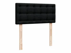 Clicnbuy Somier - 90X190Cm|Cama box spring con colchón tela 90x190 cm