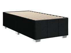 Clicnbuy Somier - 90X190Cm|Cama box spring con colchón tela 90x190 cm