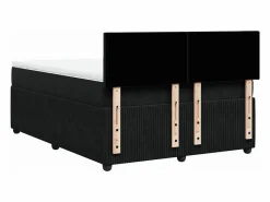Clicnbuy Base De Cama De Láminas|Somier - 140X190Cm|Cama box spring con colchón terciopelo 140x190 cm