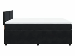 Clicnbuy Base De Cama De Láminas|Somier - 140X190Cm|Cama box spring con colchón terciopelo 140x190 cm
