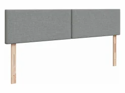 Clicnbuy Somier - 180X200Cm|Cama box spring con colchón tela claro 180x200 cm