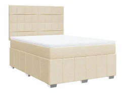 Clicnbuy Somier - 160X200Cm|Cama box spring con colchón tela color 160x200 cm