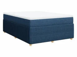 Cama box spring con colchón tela 160x200 cm^Clicnbuy Hot