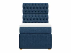 Cama box spring con colchón tela 90x190 cm^Clicnbuy Online