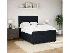 Clicnbuy Base De Cama De Láminas|Cama box spring con colchón terciopelo 140x190 cm