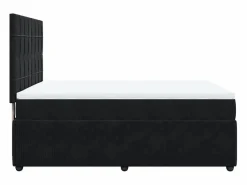 Clicnbuy Base De Cama De Láminas|Cama box spring con colchón terciopelo 140x190 cm