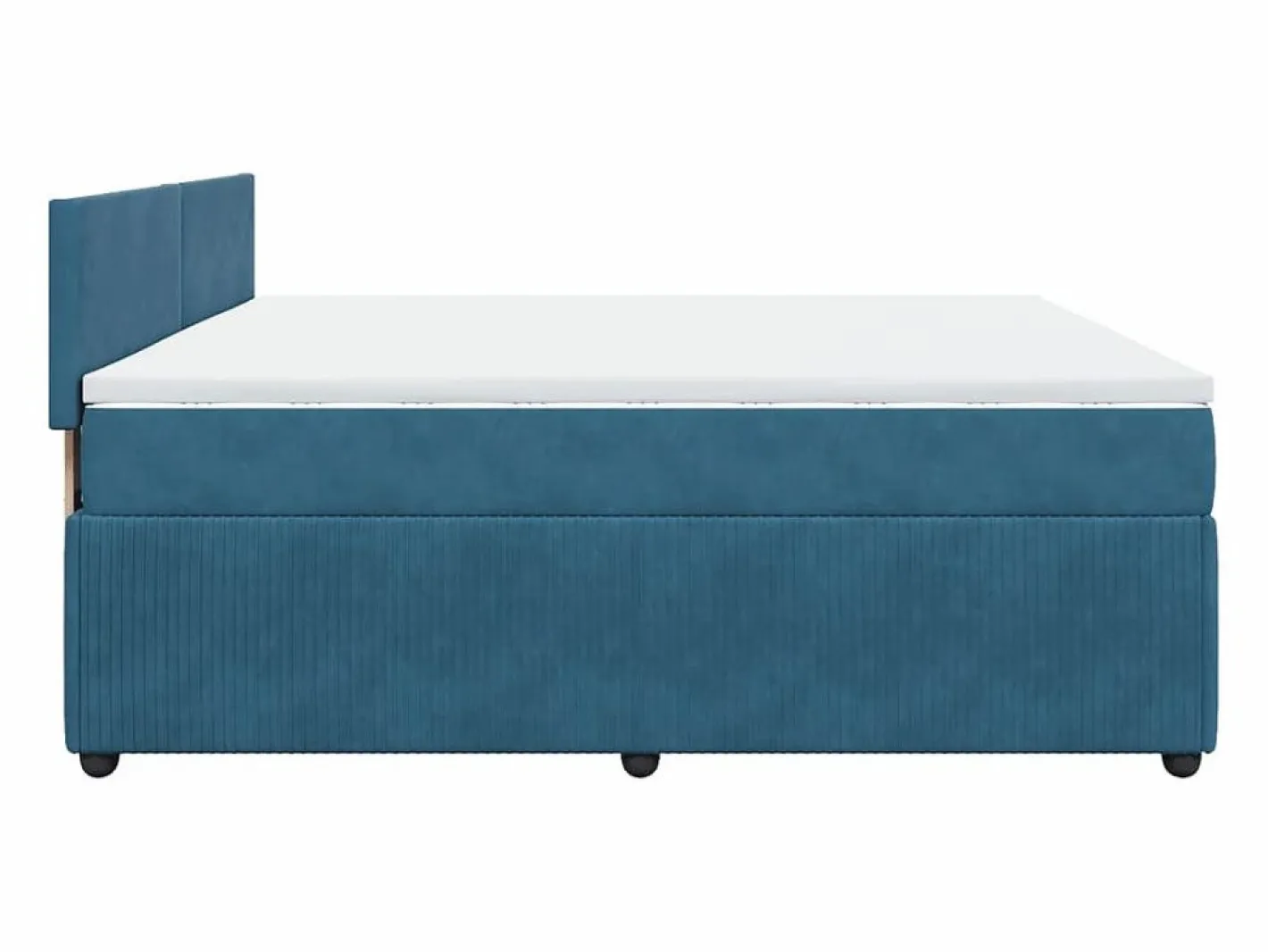 Cama box spring con colchón terciopelo 180x200 cm^Clicnbuy Sale