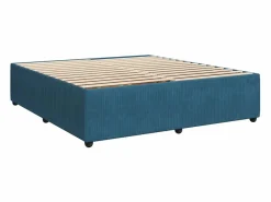 Cama box spring con colchón terciopelo 180x200 cm^Clicnbuy Sale