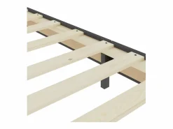 Clicnbuy Somier - 160X200Cm|Cama box spring tela oscuro 160x200 m