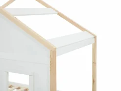Vente-unique Cama Montessori|Cama Infantil|Cama cabaña 90 x 190 cm con cajón en pino y mdf y natural + colchón - RINELYA