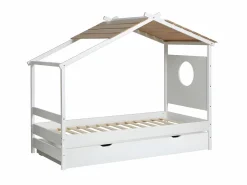 Cama Montessori|Cama Nido|Cama cabaña madera 90x190cm