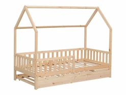 Happy Garden Cama Montessori|Cama cabaña nido para niños 190x90cm de madera MARCEAU