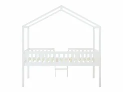 Cama cabaña semi-alta 90 x 190 cm de pino color - NALENY^Vente-unique Outlet