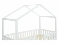 Cama cabaña semi-alta 90 x 190 cm de pino color - NALENY^Vente-unique Outlet