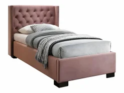 Cama cabecero capitoné 90x200 cm terciopelo MASSIMO^Vente-unique Outlet