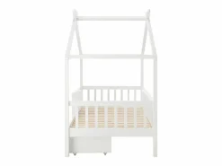 Cama cabina 90 x 190 cm con cajones de pino y MDF en color - KIRALIO^Vente-unique Clearance